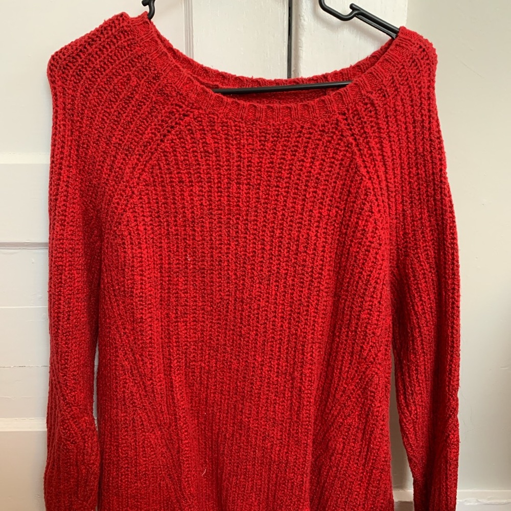 Red American Eagle Sweater